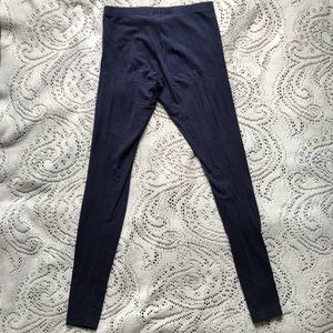 Victoria secret navy blue leggings 曆